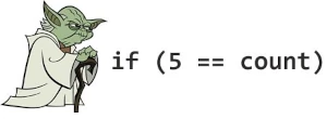 yoda conditional